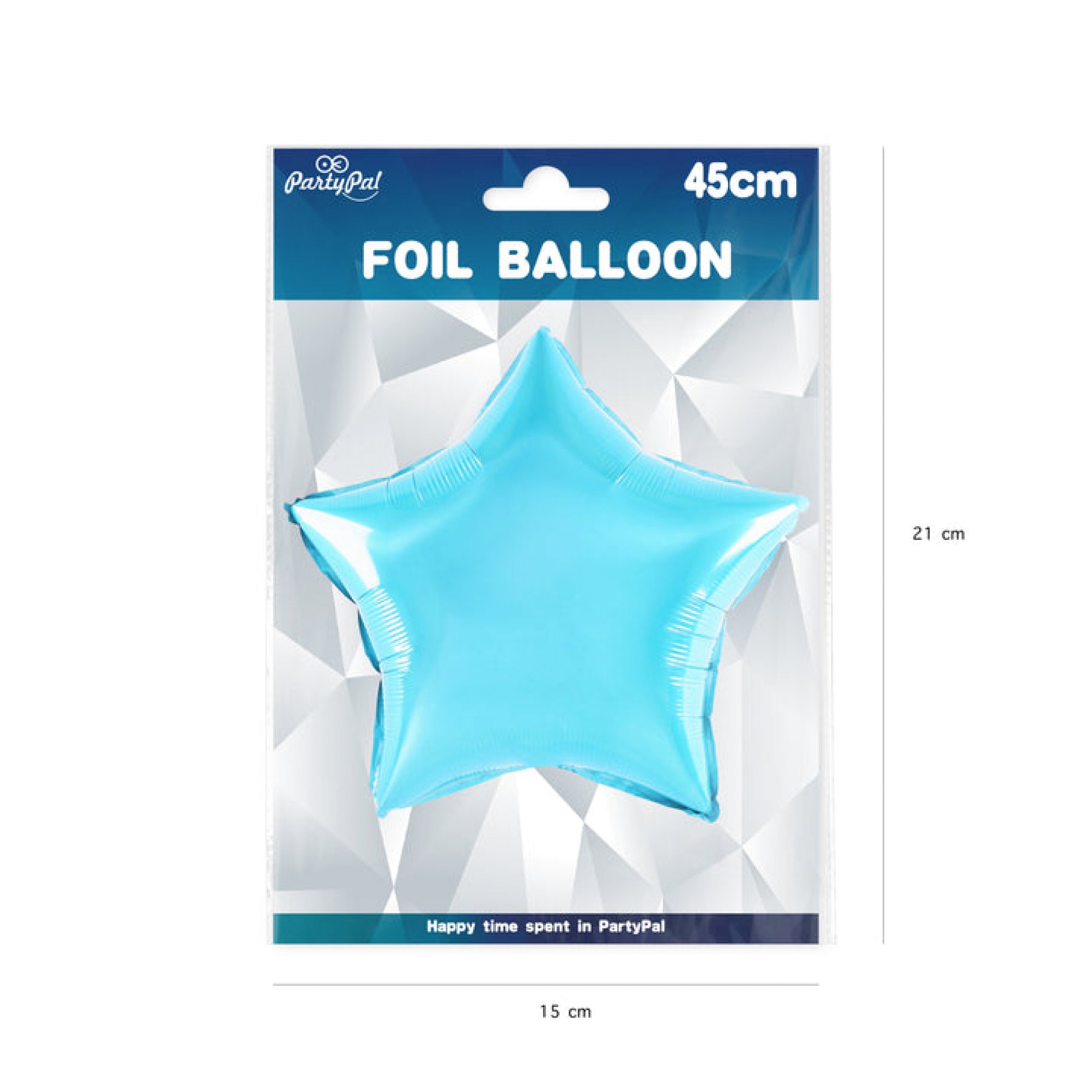 Fooliumist õhupall "Sinine täht"