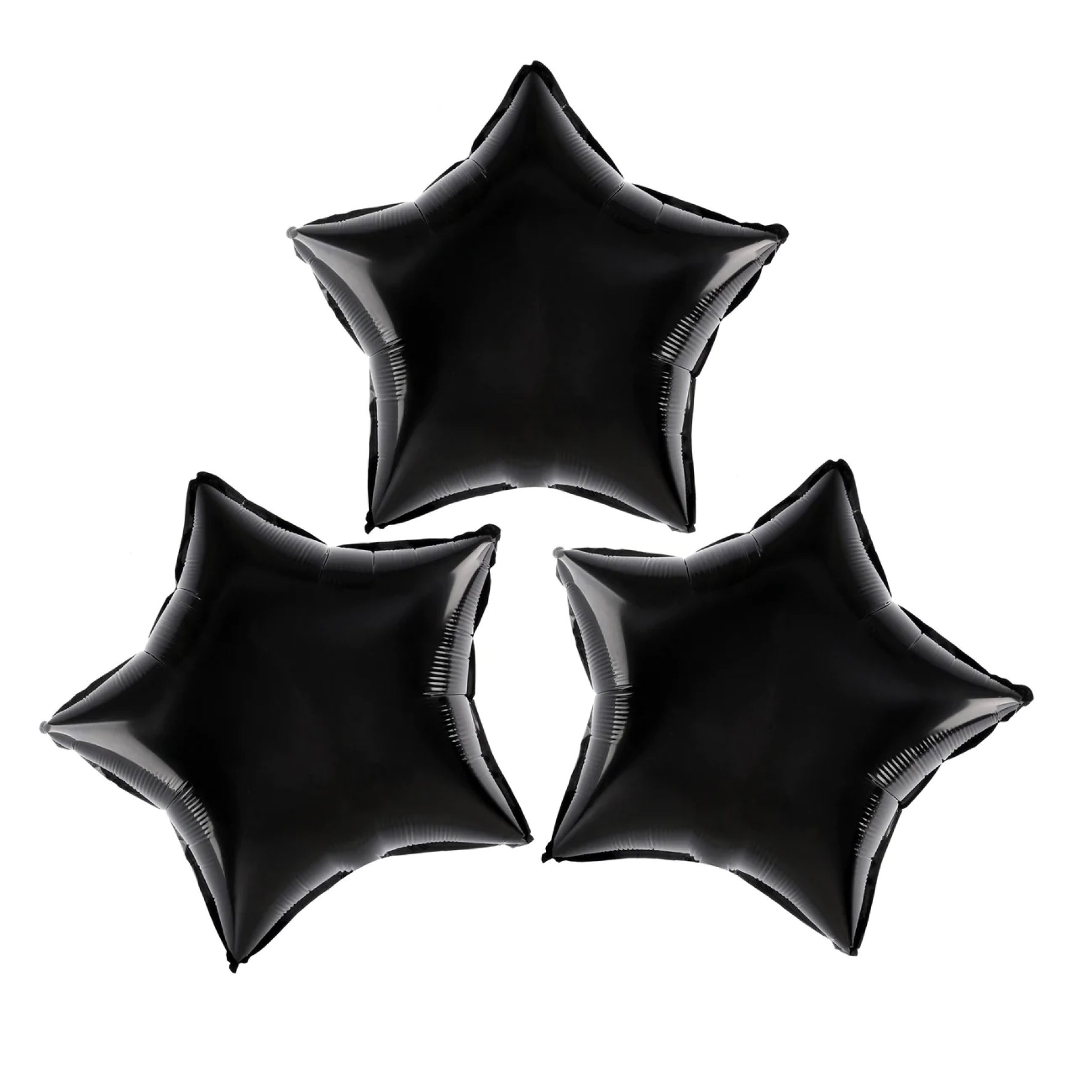 Fooliumist õhupallid "Mustad tähed"