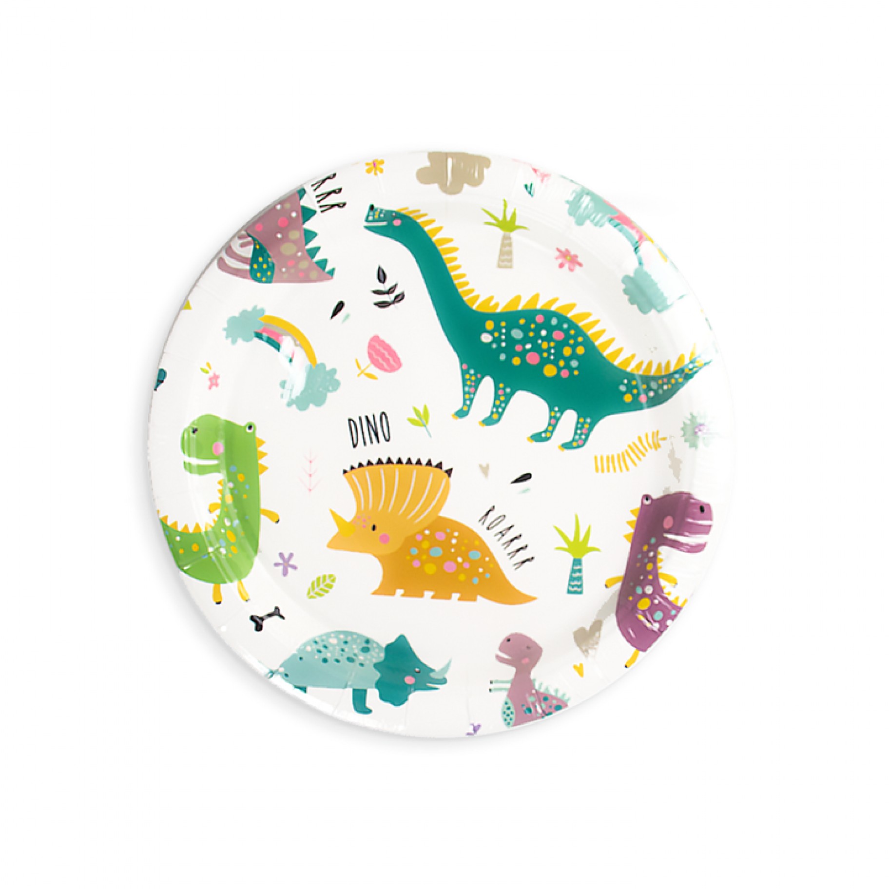 Väiksed papptaldrikud "Dinosaurused"