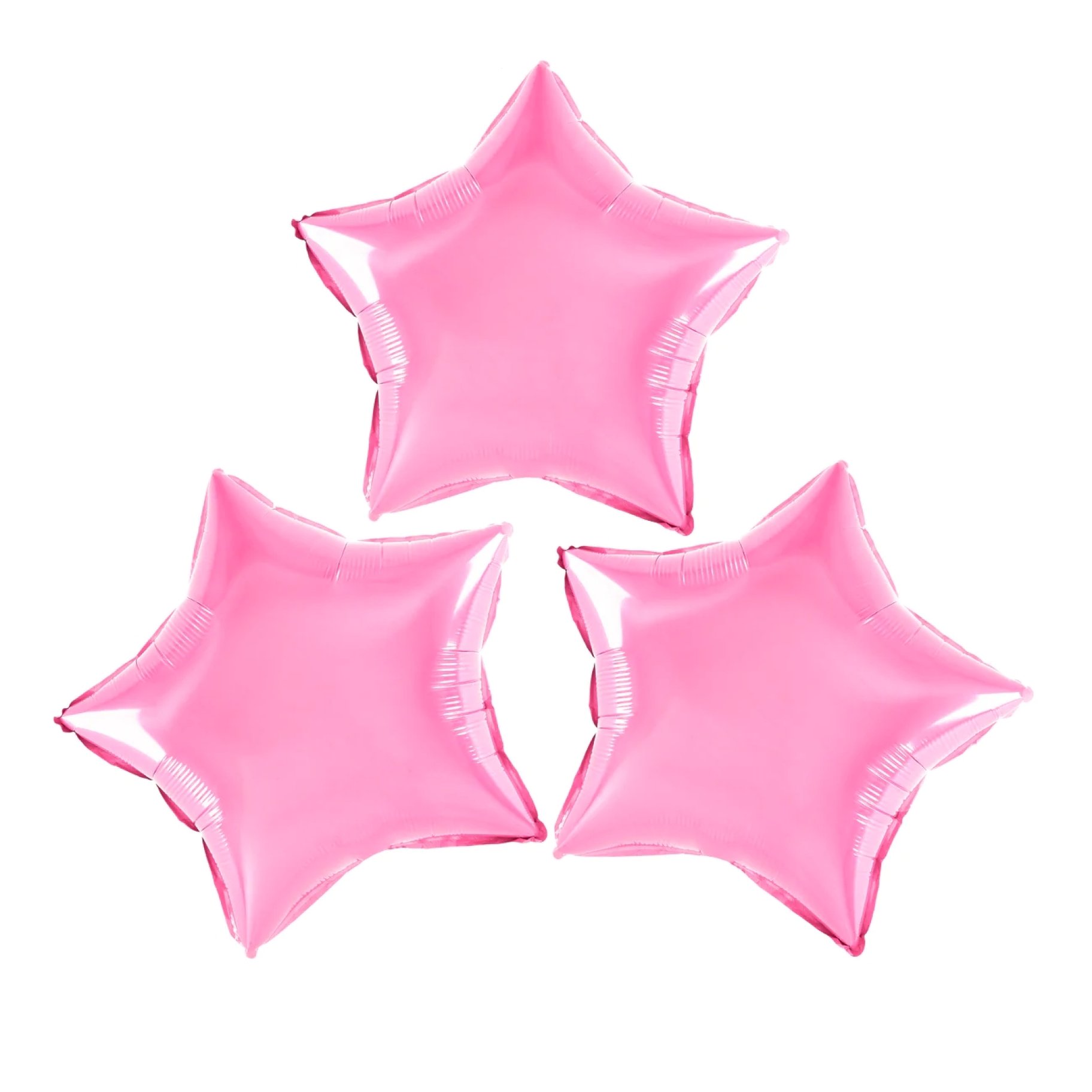 Fooliumist õhupallid "Roosad tähed"