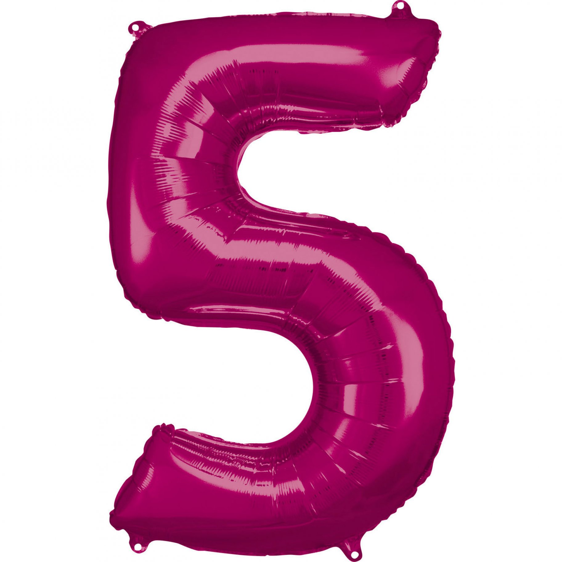 Fooliumist roosa õhupall "Number 5"