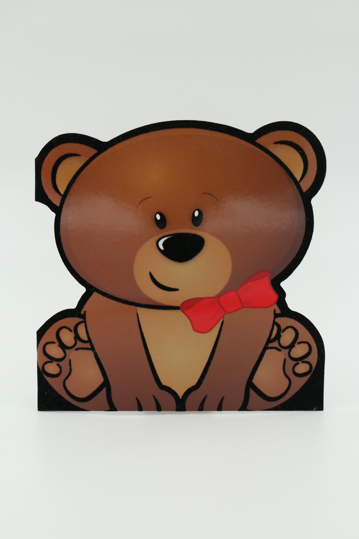 Õnnitluskaart "Karu punase lipsuga"