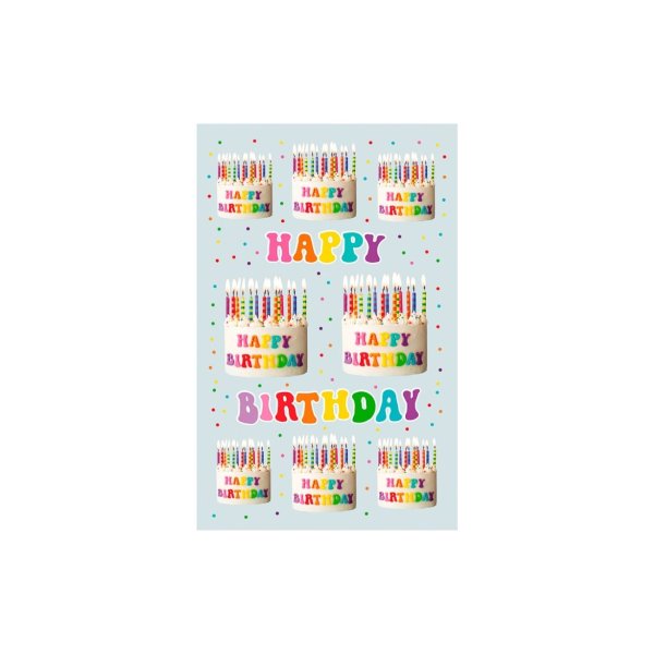 Kleebis "Happy Birthday"