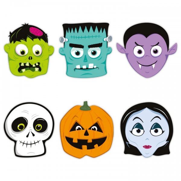 Maskid "Halloween Monsters"