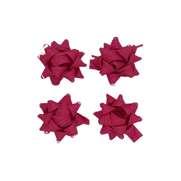 Rosetid - Pakendis 4 Tumeroosat rosetti Ø 6,5cm