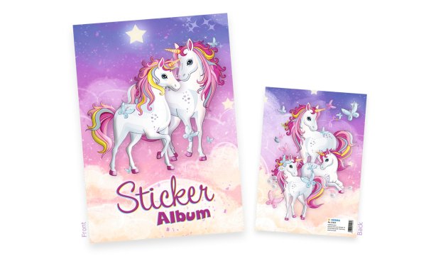 Kleebiste album "Ükssarvikud"