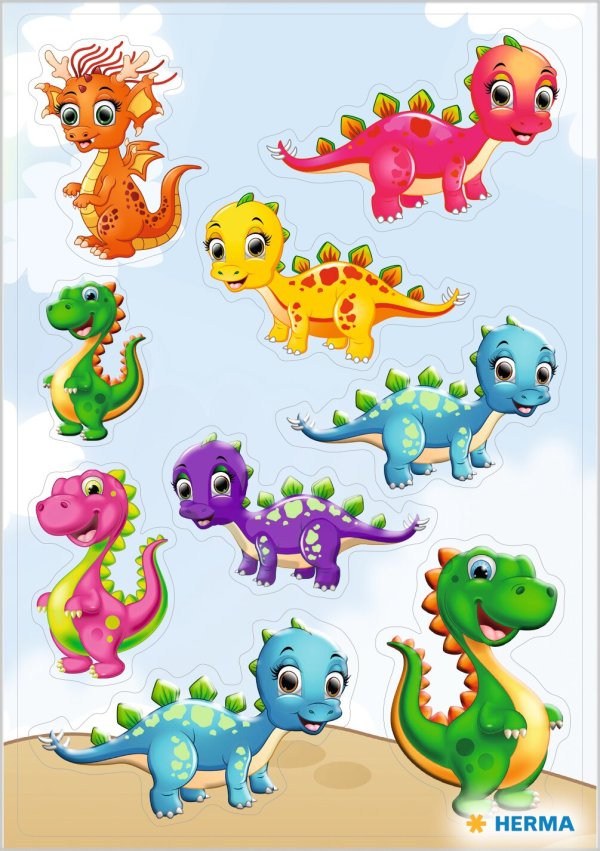 Kleebis "Väike dinosaurus"