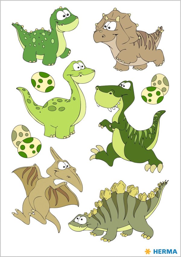 Kleebis "Väiksed dinosaurused"