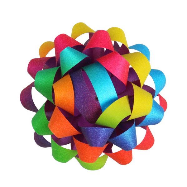 Rosett glitter "Värviline"