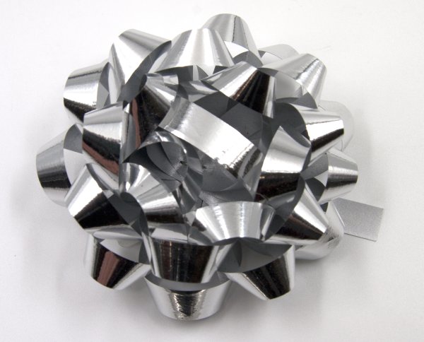 Rosett metallik "Hõbedane"