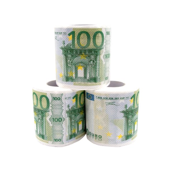 WC paber "100 eurot"