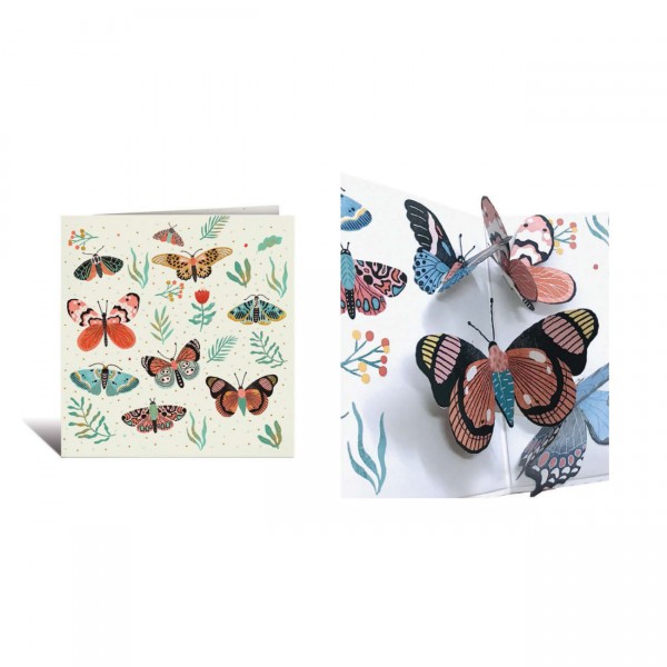 Origami kaart "Liblikad"