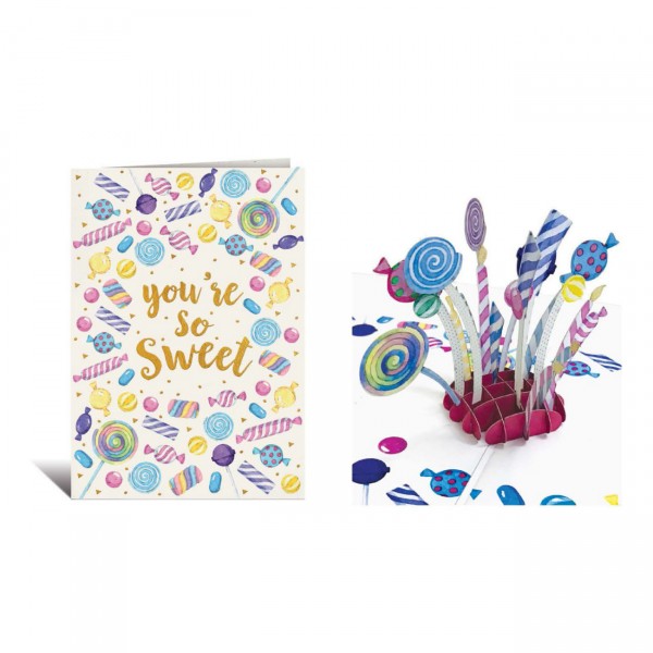 Origami kaart "You´re So Sweet"