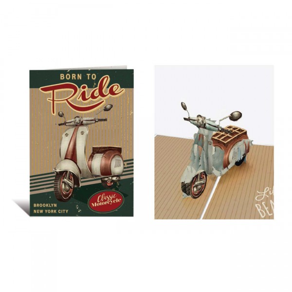 Origami kaart "Roller"