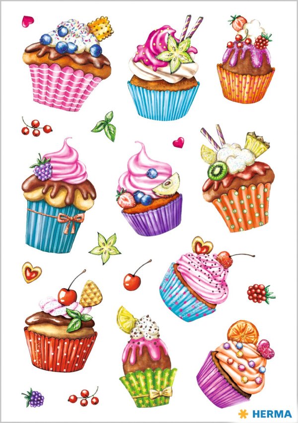 Kleebis "Muffinid"