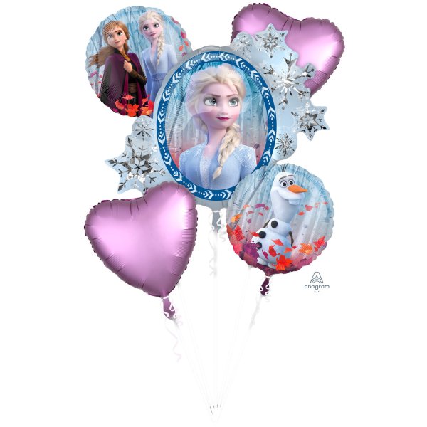 Fooliumist õhupallide komplekt "Lumekuninganna Elsa"