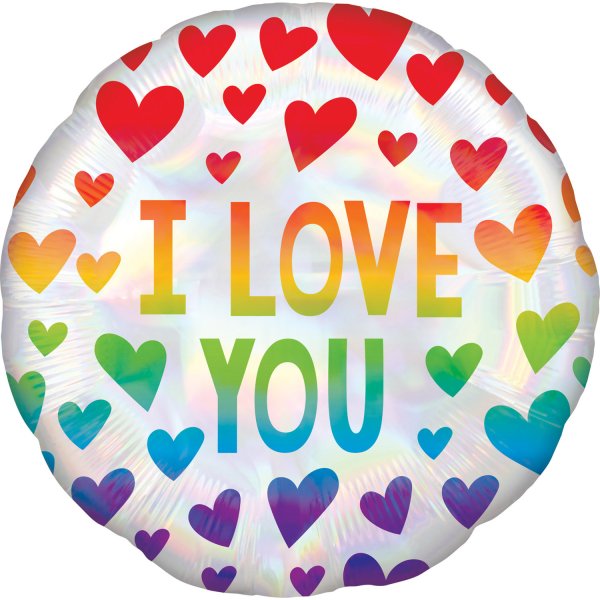 Fooliumist õhupall "I Love You"