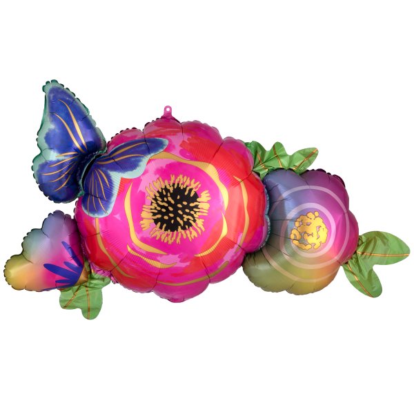 Fooliumist õhupall "Liblikas lillel"