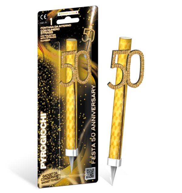 Tordivulkaan kuldne "Number 50"