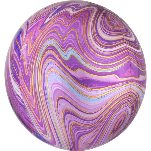 Fooliumist õhupall "Lilla marmor"