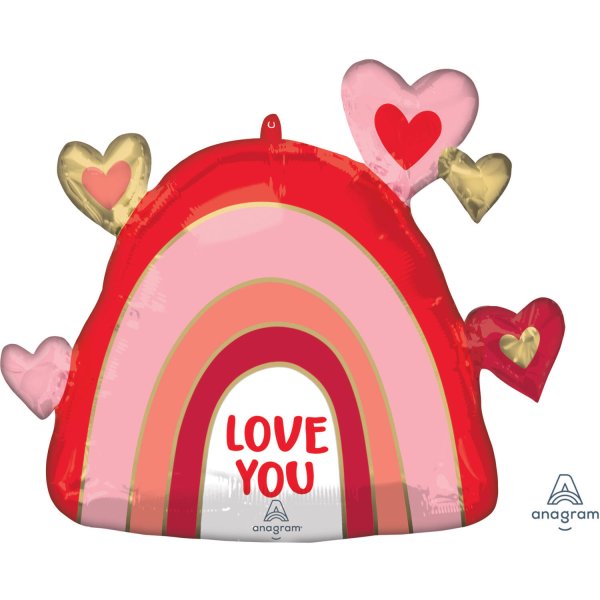 Fooliumist õhupall "LOVE YOU"