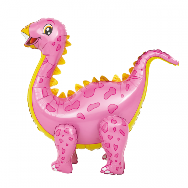 Fooliumist õhupall "4D Roosa dinosaurus"