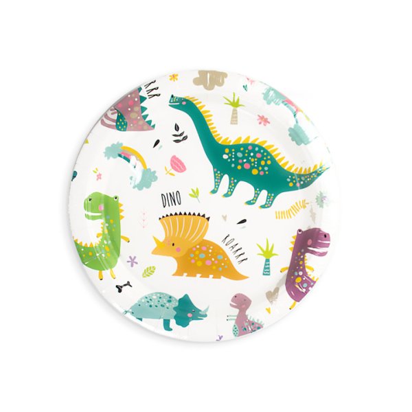 Väiksed papptaldrikud "Dinosaurused"