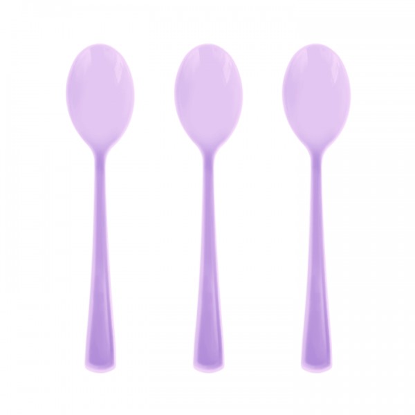 Plastik lusikad "Lillad"