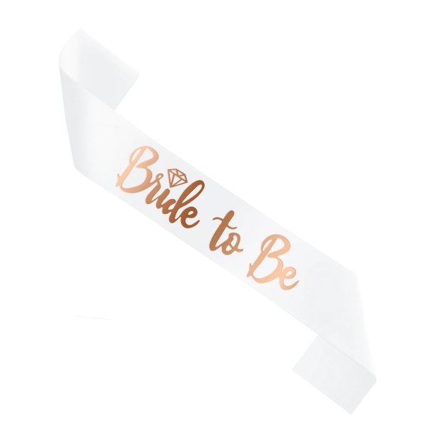 Valge pruudi lint "Bride to be"