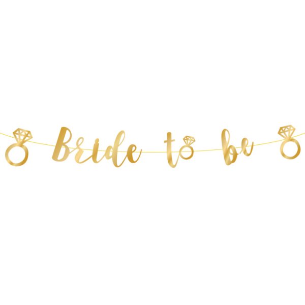Bänner "Bride to be"