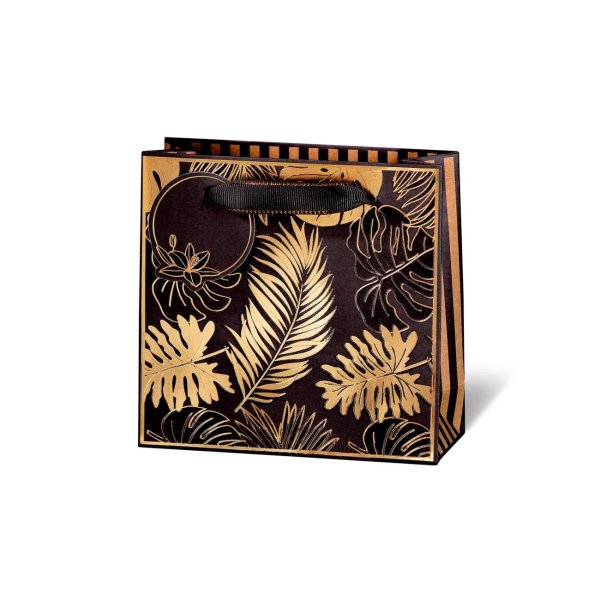 Väike kinkekott "Black Tropic"