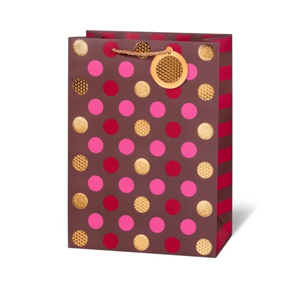 Suur kinkekott "Mokka Dots"