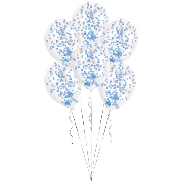 Õhupallid "Siniste konfettidega"