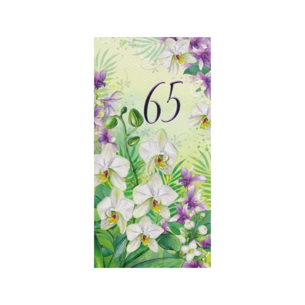 Õnnitluskaart "Orhideed 65"