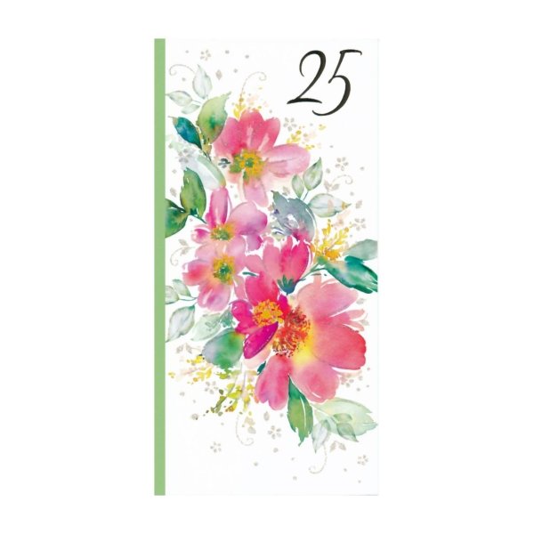 Õnnitluskaart "Lillemotiivid 25"