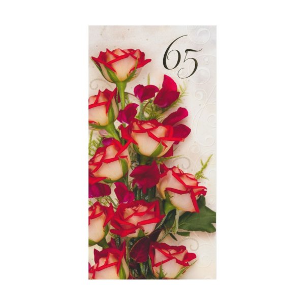 Õnnitluskaart "Roosid 65"