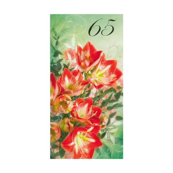 Õnnitluskaart "Liiliad 65"