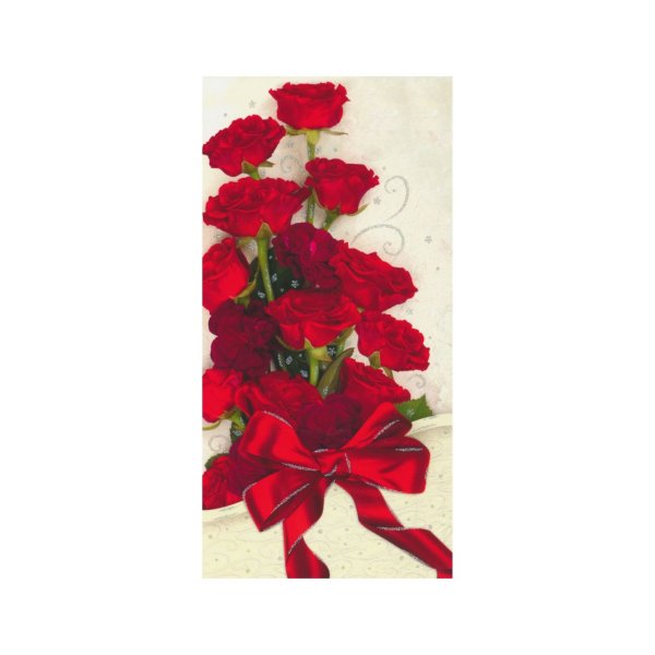 Õnnitluskaart "Punased roosid"