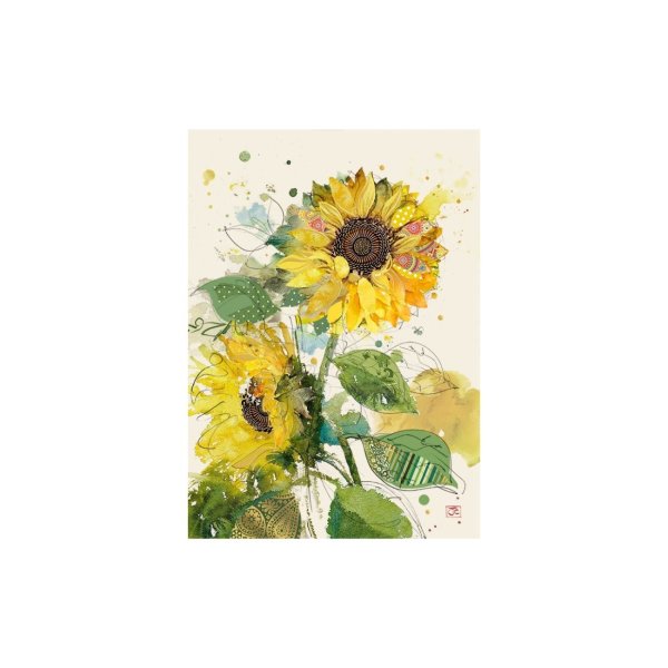 Õnnitluskaart "Päevalilled"