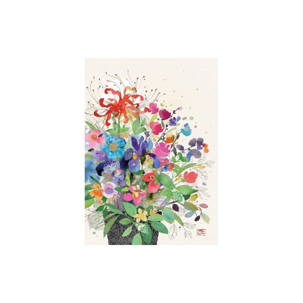 Õnnitluskaart "Floral Mix"