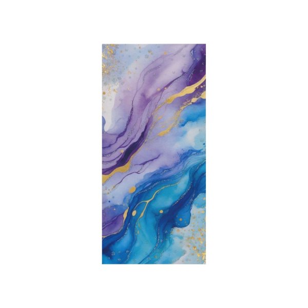 Rahakaart glitteriga "Sinililla akvarellmarmor"