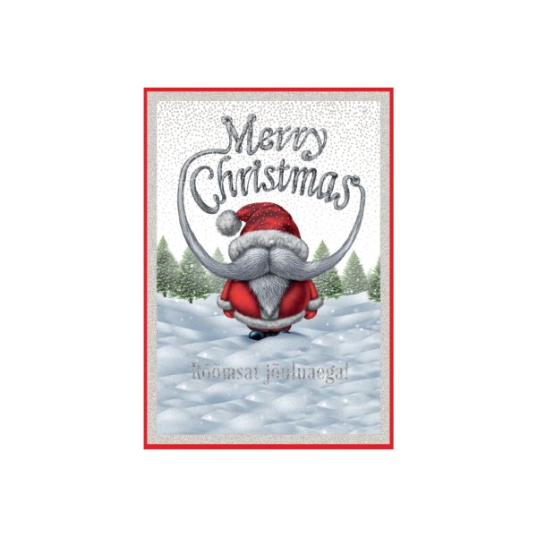 Jõulu minikaart "Rõõmsat jõuluaega!"