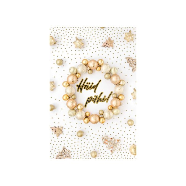 Jõulu minikaart "Häid pühi!"