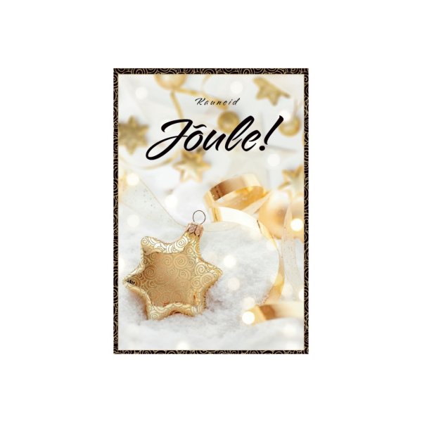 Jõulu minikaart "Kauneid jõule!"