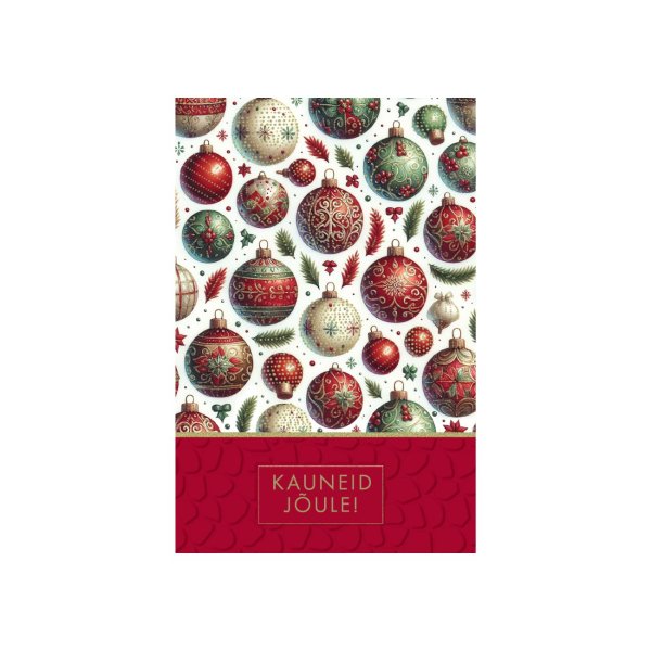 Jõulukaart "Kauneid jõule!"