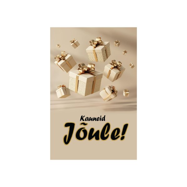 Jõulukaart "Kauneid jõule!"