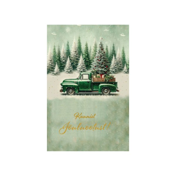 Jõulu minikaart "Kaunist jõuluootust!"