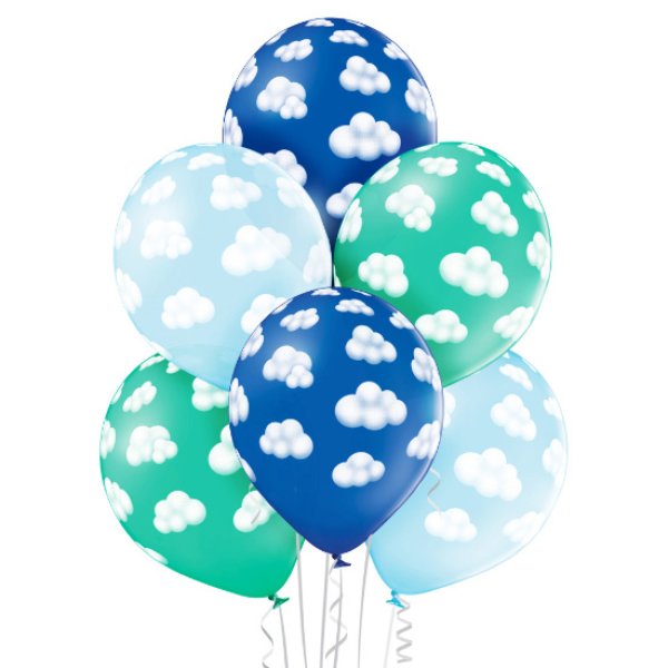 Õhupallid "Kohevad Sinised Pilved"