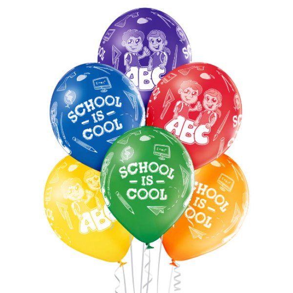 Õhupallid "School Is Cool"