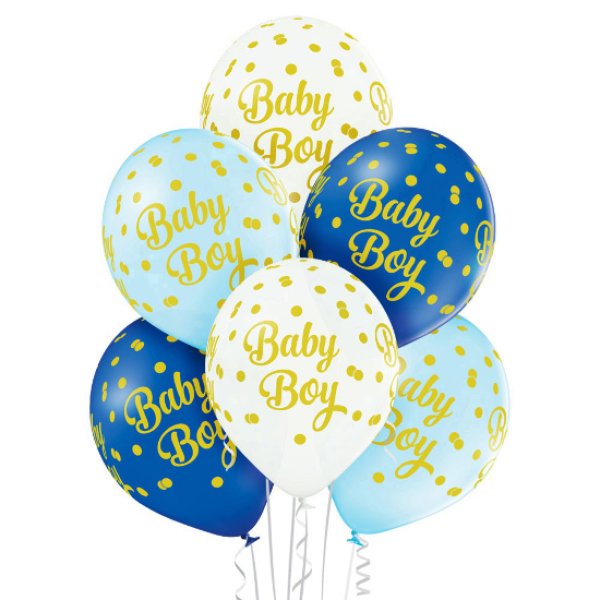Õhupallid "Baby Boy Dots"